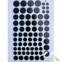 Planche d&eacute;calque: Ronds Noirs