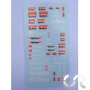 Planche d&eacute;calque: Marlboro fluo et blanc
