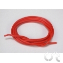 Fil silicone rouge x1m