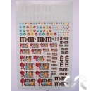 Planche d&eacute;calque: M&M's