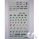 Planche d&eacute;calque: Koni, Bilstein