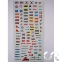 Planche d&eacute;calque: Stickers Nascar