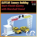 Portique "Start/Finish" + Cabane Commissaire