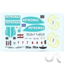 Planches D&eacute;calque F1: Petronas F1 Team