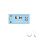 Planche d&eacute;calque: Renault 8 TS