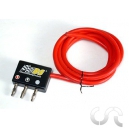 Connecteur compact fiches Bananes + c&acirc;ble 