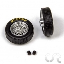 Roue Classic &agrave; rayons en Aluminium x2 "Dunlop"
