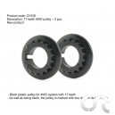 Poulie 17 Dents pour Syst&egrave;me 4WD