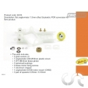 Kit transmission Anglewinder Offset 1mm Scalextric PCR 