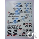 Planche d&eacute;calque: "Adidas Nike"