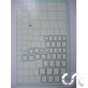 Planche d&eacute;calque: "Carr&eacute;s Blancs pour Porti&egrave;res Rallye"