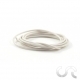 Fil silicone Blanc x1m