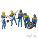 Set M&eacute;caniciens "Bleu/Jaune"x5