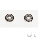 Roulements &agrave; Billes 1 rebord 6mmx3mm x2 