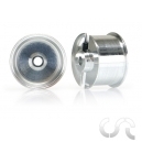 Jantes Aluminium 15 x 9.5 x 1.5mm x2 pour Pneu Mousse