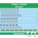 Planche d&eacute;calque: Sponsors " Logo Michelin "