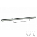 Axe rectifi&eacute; et tremp&eacute; de 54mm (Diam&egrave;tre central r&eacute;duit) x2