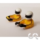 Buste Pilote et Co-Pilote Casque Int&eacute;gral