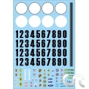 Planche d&eacute;calque: DORSALES CLASSIQUES + LOGOS